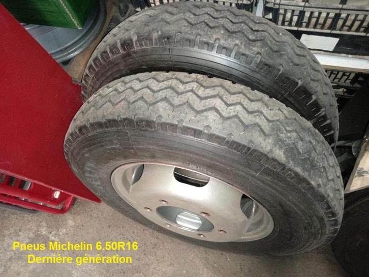 6 wielen te koop 6.50 R16 - Mercedes T2 508D 608D, Verzamelen, Automerken, Motoren en Formule 1, Gebruikt, Auto's, Ophalen