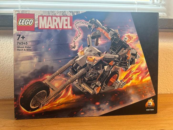 Lego Marvel 76245 - Ghost Rider Mech & Bike, Kinderen en Baby's, Speelgoed | Duplo en Lego, Zo goed als nieuw, Lego, Complete set