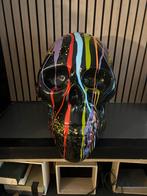 Grande sculpture crâne déco résine 60 cm – style pop art, Antiquités & Art, Enlèvement