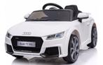 Audi TT RS 12v, Accu kinderauto, Wit, Muziekmodule. - NIEUW-, Verzenden, Nieuw, Afstandsbediening