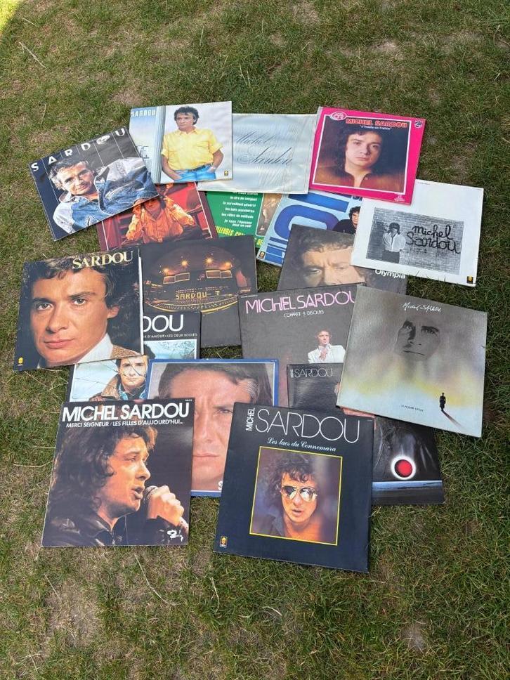 Lot 33 torens van Michel Sardou (18), Cd's en Dvd's, Vinyl | Pop, Gebruikt, 1980 tot 2000, Ophalen
