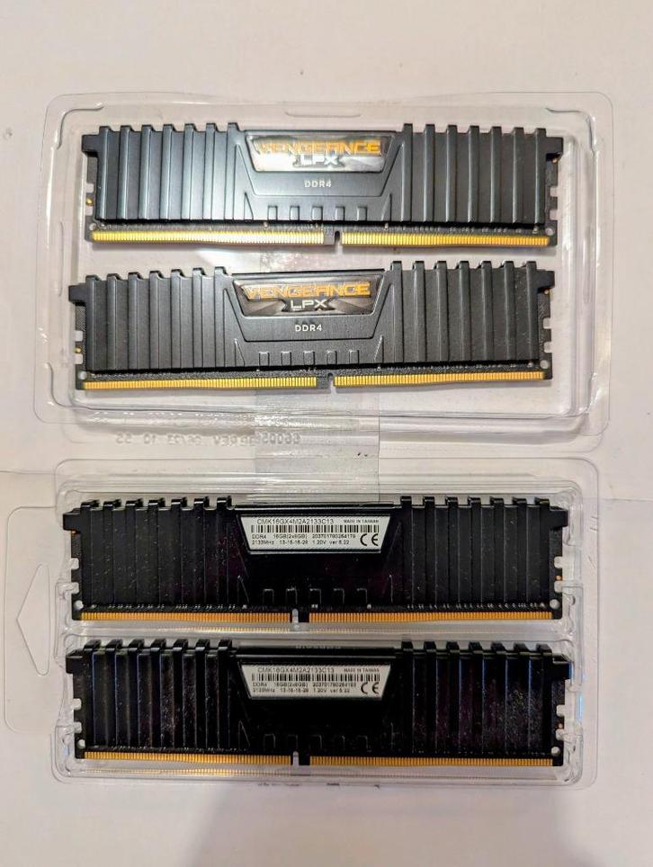 Corsair Vengeance LPX 32GB DDR4 2133MHz, Computers en Software, RAM geheugen, Gebruikt, Desktop, 32 GB, DDR4, Verzenden