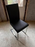 6 lederlook stoelen, Enlèvement, Comme neuf