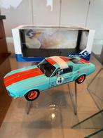 FORD MUSTANG SHELBY GT500 GULF RACING 1:18 TRIBUTE 1967, Ophalen of Verzenden, Zo goed als nieuw, Auto, Solido