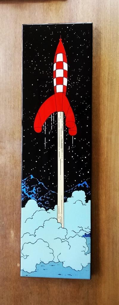 Kuifje - Tintin - Emaille, Verzamelen, Stripfiguren, Zo goed als nieuw, Kuifje, Ophalen of Verzenden