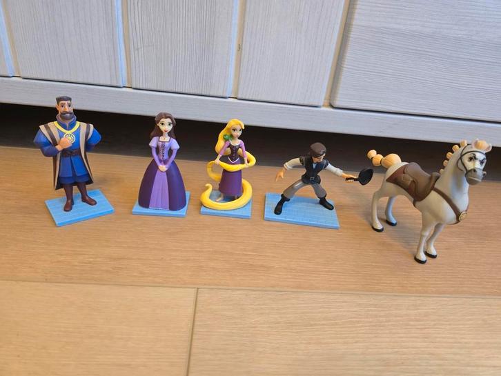 Disney Rapunzel/Raiponce figuren van JAKKS, Kinderen en Baby's, Speelgoed | Actiefiguren, Zo goed als nieuw, Ophalen of Verzenden