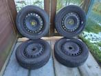 Winterbanden 205/55R16 op velg, Auto-onderdelen, Banden en Velgen, Ophalen, Gebruikt, 16 inch, Band(en)