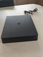 Sony PlayStation 4 Slim Zwart Met stroomkabel – Werkt getest, Enlèvement, Utilisé, Sans contrôleur, Slim