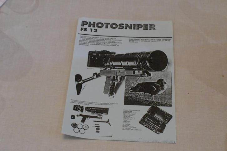 Zenit FS-12 fotosniper koffer met Zenit 12S en Tair 300/4.5, Verzamelen, Foto-apparatuur en Filmapparatuur, Fototoestel, 1960 tot 1980