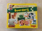 Boerderij HABA puzzel 2+, Moins de 10 pièces, Utilisé, Enlèvement ou Envoi, 2 à 4 ans