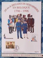 Gendarmerie-Officiële poster 200 jaar Ge-brigades, Verzamelen, Militaria | Algemeen, Ophalen, Rijkswacht, Foto of Poster