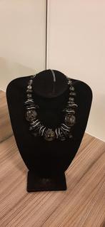 Halsketting, Handtassen en Accessoires, Kettingen, Overige materialen, Verstelbaar, Zwart, Nieuw