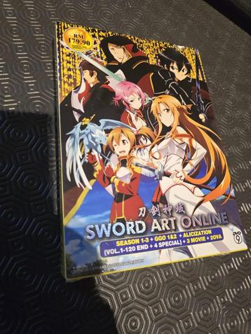 Sword Art Online Complete Series + Movies + Specials DVD box beschikbaar voor biedingen