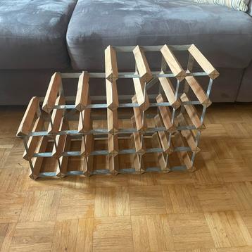 20/26 flessenopslag, Huis en Inrichting, Woonaccessoires | Wijnrekken, Ophalen, Gebruikt, Hout