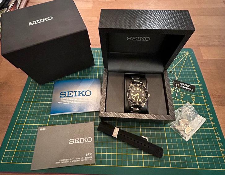 Montre seiko, Handtassen en Accessoires, Horloges | Heren, Zo goed als nieuw, Polshorloge, Seiko, Staal, Staal, Ophalen