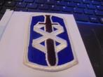 18 med brigade, Verzamelen, Ophalen of Verzenden, Landmacht, Embleem of Badge