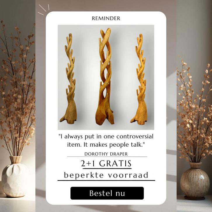 Suar kapstokken handgemaakt uit massief hout enkel & dubbel, Huis en Inrichting, Woonaccessoires | Kapstokken, Nieuw, Staande kapstok