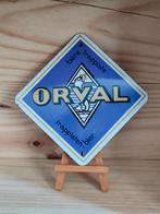 Emaille plaat van Orval, Verzamelen, Ophalen of Verzenden, Zo goed als nieuw, Reclamebord