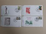 FDC nrs FDC P 454/P 455/P 457 en P 458, Ophalen of Verzenden, Gestempeld