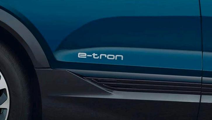 Audi e-tron logo sticker, Auto diversen, Autostickers, Ophalen of Verzenden