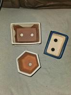 Verzameling bonsai potjes, Tuin en Terras, Bloempotten, Ophalen