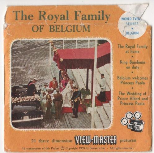 View-master La famille royale de Belgique 1976 A B C, Antiquités & Art, Antiquités | Jouets, Enlèvement ou Envoi