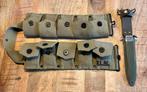 M23 Garand M1 WW2 riem + M3 'repro' hoesje, Verzamelen, Ophalen of Verzenden