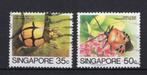 SINGAPORE Yt. 460/461 estampillé 1985, Enlèvement ou Envoi, Affranchi, Asie du Sud Est