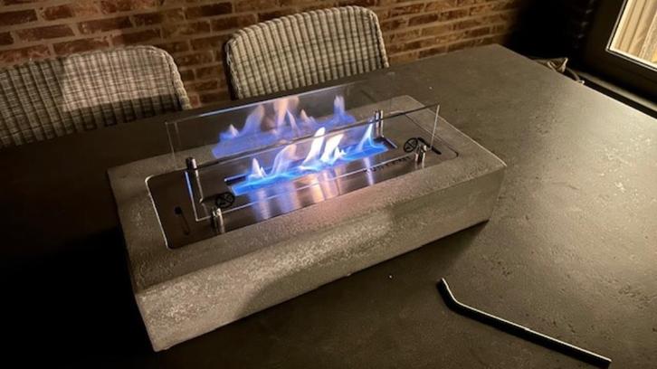 Tafelhaard op bio-ethanol, Huis en Inrichting, Haarden, Zo goed als nieuw, Overige soorten, Ophalen