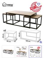 3 delige salontafel, Huis en Inrichting, Tafels | Salontafels, Ophalen, Zo goed als nieuw