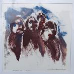 " People". Monodruk 1/1.. Ingelijst 55 x 45 cm, Ophalen of Verzenden