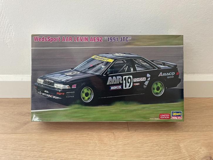 Hasegawa Corolla WedsSport 1991 JTC 1/24 #20702, Hobby & Loisirs créatifs, Modélisme | Voitures & Véhicules, Comme neuf, Voiture