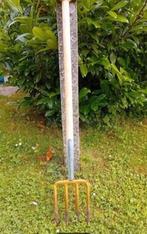 NIEUW 4-tands graafvork van gelakt essenhout! Waarde: 31€ ga, Tuin en Terras, Hand-tuingereedschap, Ophalen, Nieuw, Spade, Gamma