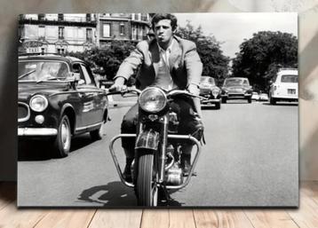 Foto met lijst van J.P. Belmondo beschikbaar voor biedingen