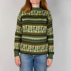 Alpaka Trui Groen met Patroon Gr L uit Peru (S;M;L), Kleding | Dames, ANDERE, Verzenden, Maat 42/44 (L), Nieuw