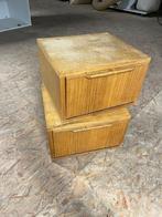 Vintage scandinavische kastjes, Huis en Inrichting, Ophalen, Gebruikt, Overige houtsoorten, Met klep(pen)