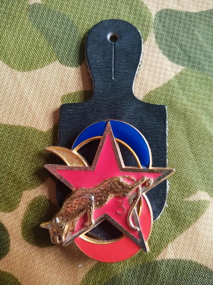 Insigne van het Divisie Lighting Squadron gelezen aankondigi, Verzamelen, Militaria | Algemeen, Landmacht, Embleem of Badge, Ophalen of Verzenden