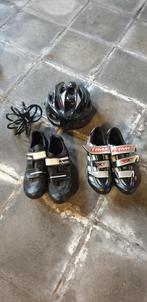 Wielersport schoenen en helm, Sport en Fitness, Wielrennen, Ophalen, Zo goed als nieuw, Helm