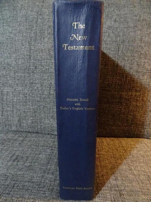 Le Nouveau Testament American Bible Society Anglais Grec '66, Livres, Religion & Théologie, Comme neuf, Christianisme | Catholique