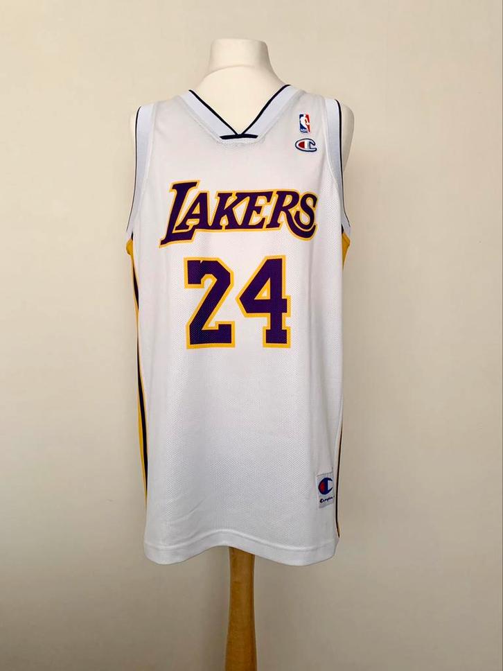 Los Angeles Lakers 2000s Kobe Bryant Champion NBA shirt, Sport en Fitness, Basketbal, Gebruikt, Kleding