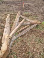 Houten eiken balken. Twee volledige spanten, Ophalen, Zo goed als nieuw, Balken