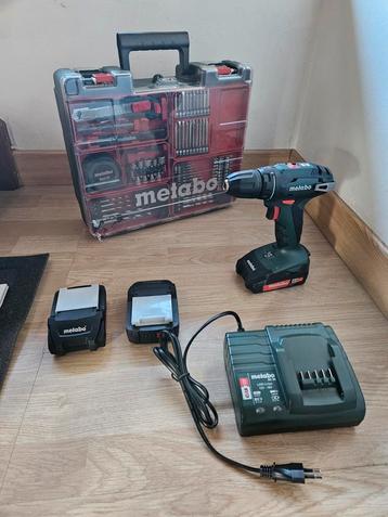 Accu boormachines Metabo inclusief toebehoren voor 100 euro  beschikbaar voor biedingen