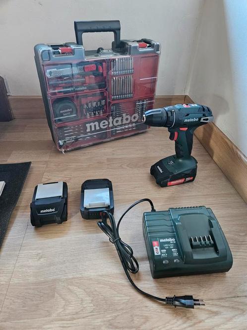 Accu boormachines Metabo inclusief toebehoren voor 100 euro, Doe-het-zelf en Bouw, Gereedschap | Boormachines, Nieuw, Ophalen