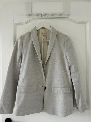 Bellerose Blazer Lichtgrijs - S, Enlèvement ou Envoi, Taille 36 (S), Comme neuf, Manteau