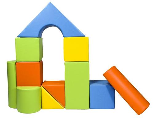 Foam blokken set voor kinderen, Kinderen en Baby's, Kinderspulletjes, Gebruikt, Ophalen