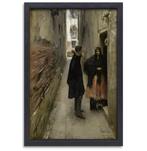Een straat in Venetië - John Singer Sargent canvas + baklijs, Huis en Inrichting, Nieuw, Verzenden