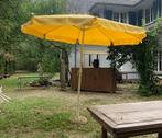 Gele Parasol met voet, Tuin en Terras, Ophalen, Parasolvoet, 3 tot 4 meter, Verstelbaar
