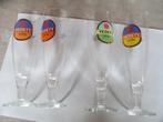 te  koop  4  vedett  bierglazen, Verzamelen, Ophalen of Verzenden, Nieuw, Bierglas