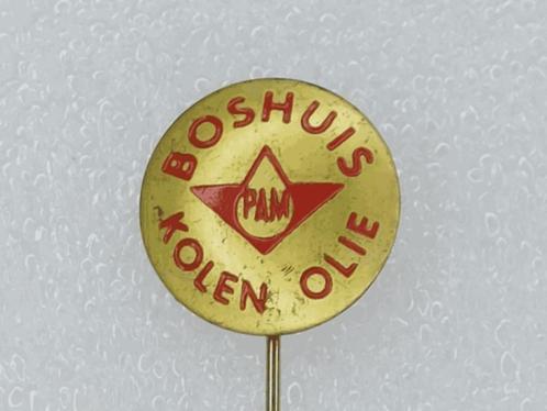 SP1793 Speld. PAM Boshuis kolen olie, Collections, Broches, Pins & Badges, Utilisé, Enlèvement ou Envoi