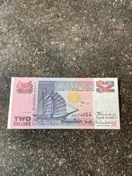 Singapore 2 dollar Boot UNC!, Postzegels en Munten, Ophalen of Verzenden